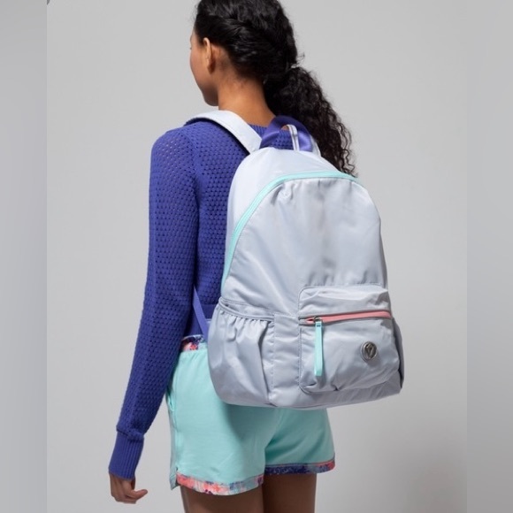 ivivva lululemon backpack Everywhere 22L Tech Canvas Ivivva Silver Backpack - Gem